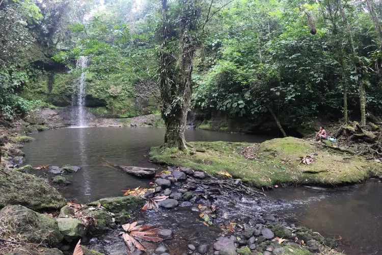 yachana-lodge waterfall