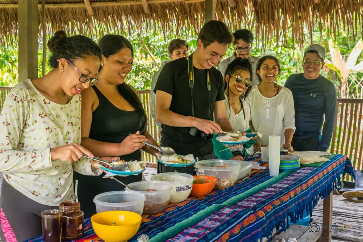 Nicky Amazon Lodge Cassava_Lunch