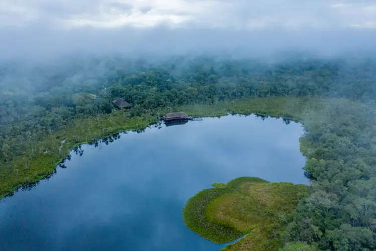 Sacha Lodge lake