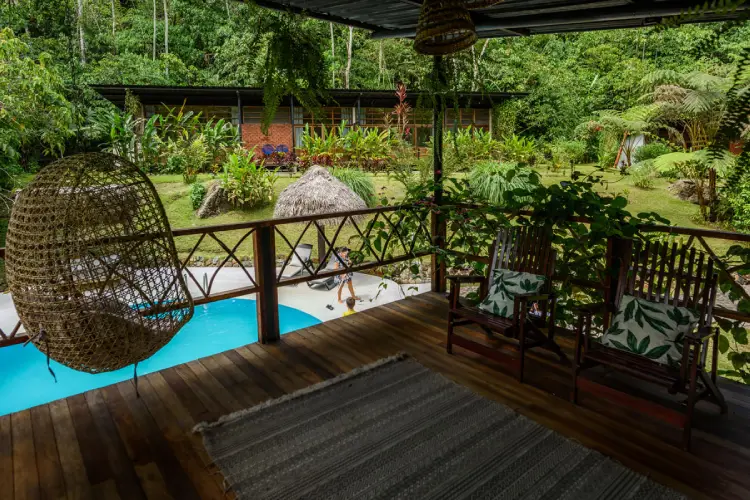 kuyana lodge hut pool